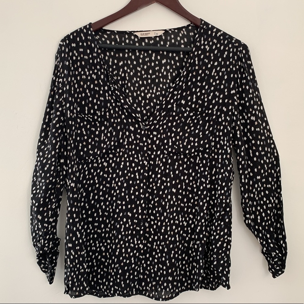 button down blouse - Picture 2 of 6